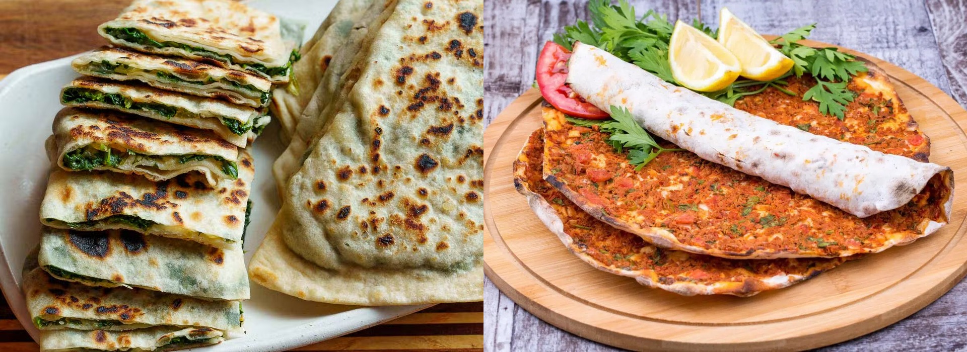Gozleme and Lahmacun